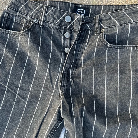 RVCA Black and white striped jeans - Picture 4 of 4